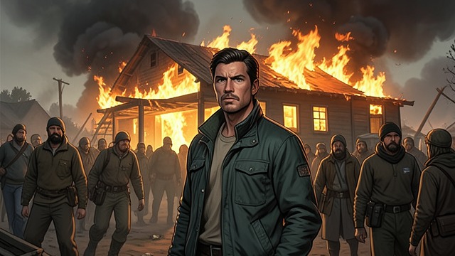 The House Inferno from "Interview with the Vampire". The House Inferno Escape Louis kills Daniel, confronts the gathering slaves, and sets Pointe du Lac ablaze.