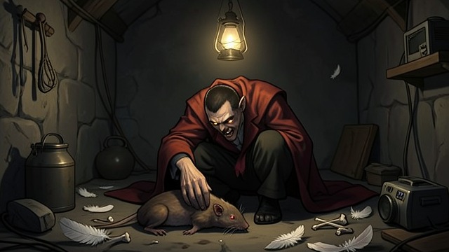 The Animal Hunger from "Interview with the Vampire". The Animal Hunger Experiment Lestat demonstrates that Rats, chickens, and cattle can sustain a Vampire.