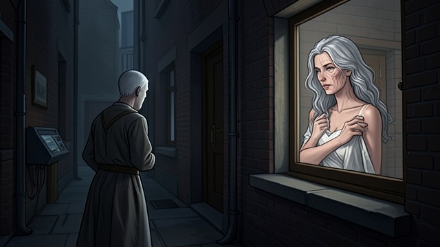 The Haunted Memory from "Interview with the Vampire". The Haunted Memory Surveillance Louis visits Babette secretly to see whether she is happy. Loss He watches human time pass while remaining unchanged himself.