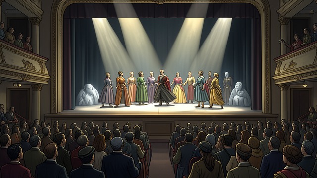 The Human Audience from "Interview with the Vampire". The Human Audience Spectacle Mortals watch staged executions without recognizing the performers’ reality.