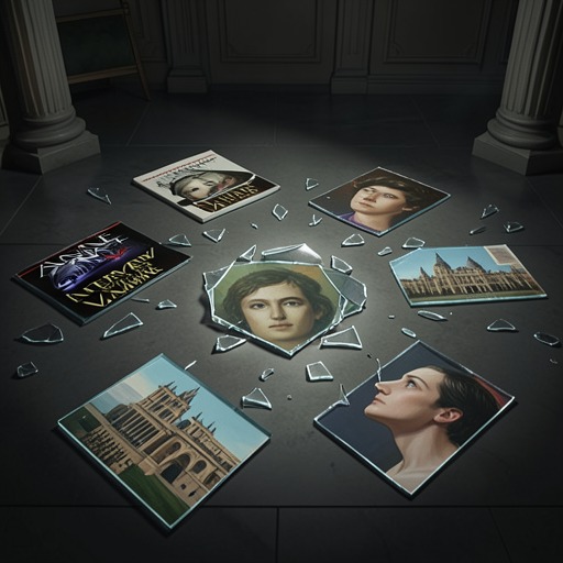 The Destruction of Illusions from "Interview with the Vampire". This flow traces the successive collapse of Louis’s beliefs about family, Vampire origins, love, and moral escape.