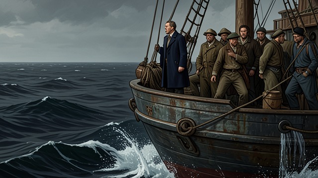 The Senior Officer by Chance from "The Good Shepherd". The Senior Officer by Chance A command becomes available The escort needs a commander, and a matter of seniority places George Krause at its head.