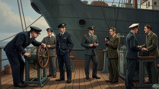 Reversing the Pursuit from "The Good Shepherd". Reversing the Pursuit A recurring circle Keeling and the submarine circle one another, with the destroyer receiving delayed reports of the enemy’s movements.