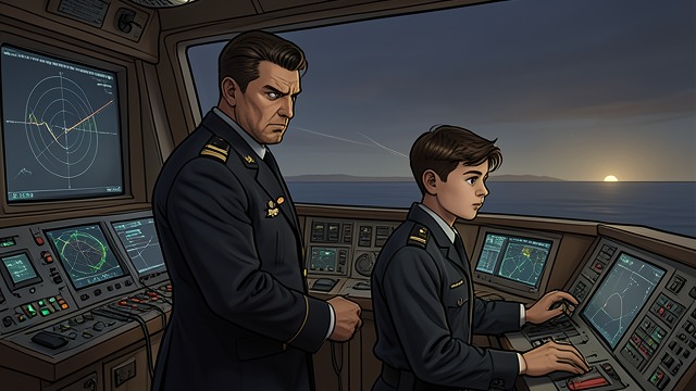 The Reliable Executive from "The Good Shepherd". The Reliable Executive A familiar voice below Charlie Cole reports from the chartroom while Keeling races to intercept a submarine.