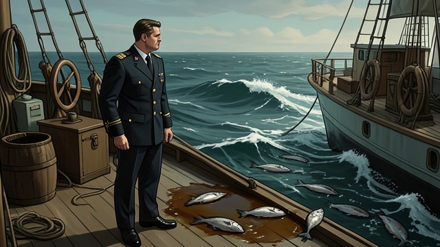 The First Confirmation from "The Good Shepherd". The First Confirmation Evidence arrives slowly After the depth-charge attack, Keeling finds an oil patch and dead fish.