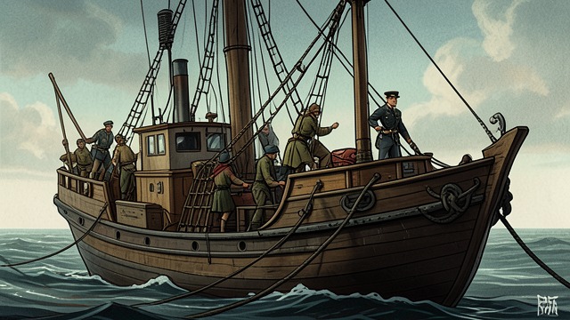 Cadena Takes Viktor in Tow from "The Good Shepherd". Cadena Takes Viktor in Tow An escort disabled Viktor reports flooding, lost power, and a worsening list after a torpedo strike.