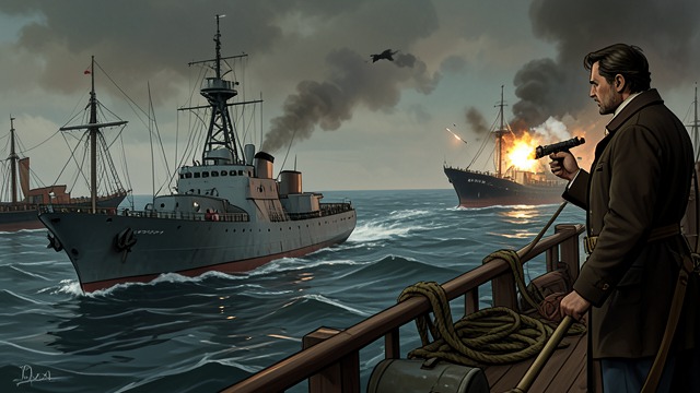 Attacks on Every Flank from "The Good Shepherd". Attacks on Every Flank Coordinated pressure During the night, James and Dodge report separate threats while Keeling and Viktor pursue another submarine.