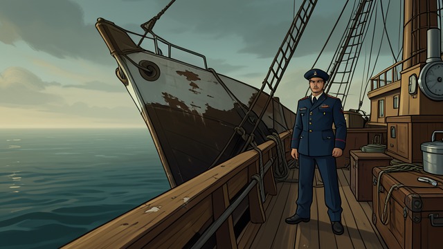 The Crew Survives the Sinking from "The Good Shepherd". The Crew Survives the Sinking Abandonment ordered Water continues to enter Viktor, and the increasing list makes it impossible to save the ship.