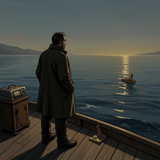 Krause’s Past and the Sea from "The Good Shepherd". This flow traces how George Krause’s childhood, naval career, and broken marriage shape the solitary commander shown at sea.