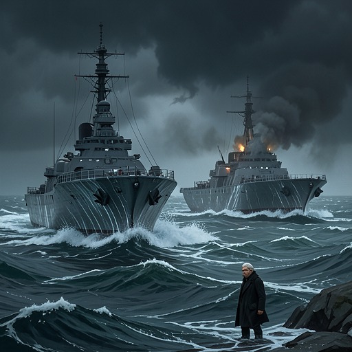 The Damaged Dodge and James from "The Good Shepherd". This flow traces the two corvettes’ increasingly depleted ability to protect the convoy and their eventual passage under Keeling’s escort.