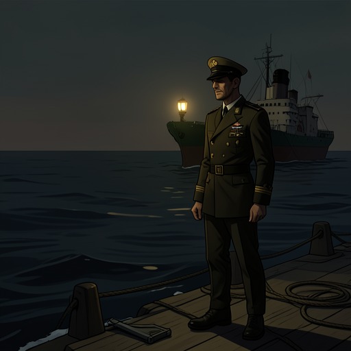 The Rescue Versus the Mission from "The Good Shepherd". This flow follows George Krause’s struggle to reconcile the protection of the convoy with the immediate value of saving individual lives.