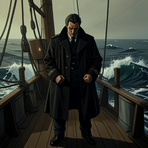 The Moral Cost of Victory from "The Good Shepherd". This flow traces the emotional and ethical burden George Krause carries when tactical success means the death of enemy sailors and losses among his own crew.