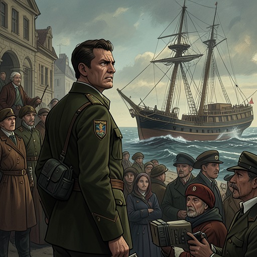 The Human Variable from "The Good Shepherd". This flow traces the novel’s insistence that human choices, errors, and instincts can determine the fate of ships and crews within seconds.