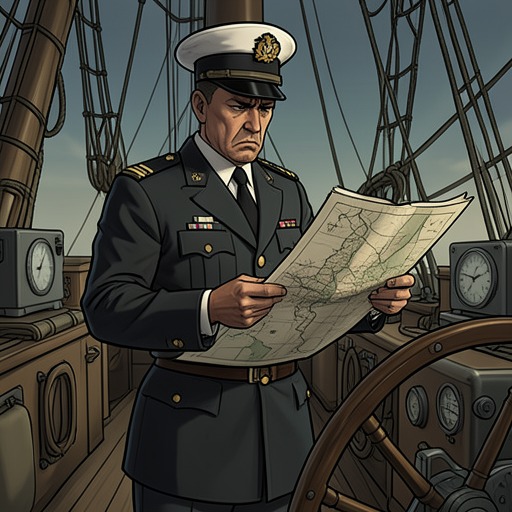 The Escort Commander’s Decisions from "The Good Shepherd". This flow follows George Krause as he repeatedly weighs convoy safety, combat opportunity, scarce resources, and responsibility for his command.