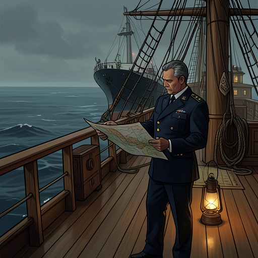 The Making of a Commanding Officer from "The Good Shepherd". This flow traces how George Krause moves from trained but inexperienced officer to a commander reshaped by twenty-four hours of combat.