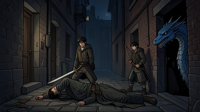 奴隶制与道德觉醒,《《龙骑士》》中的场景。默特的严酷教训 未经审判的处决 奴隶贩子的追随者逃走后,默特杀死了托肯布兰德。伊拉龙谴责这一行为,因为这名首领手无寸铁,已经不再构成即时威胁。 生存伦理 默特认为,危险的敌人不能被留下活口。他们的争论揭示了两种相互冲突的道德体系,一种是以正义为基础的克制,另一种是源于终生不安全感的暴力。