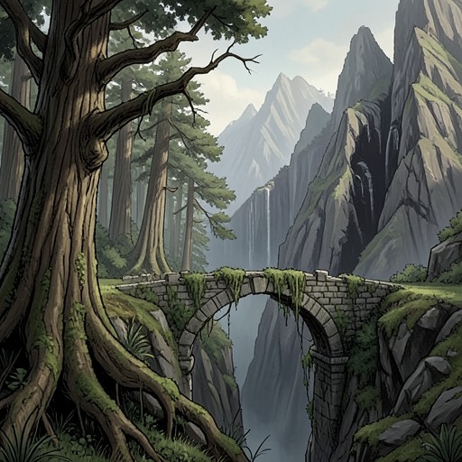 The Fall of the Old World from "Eragon". This flow traces the collapse of older orders and the emergence of new powers through stories of elves, Dragons, Dwarves, and Riders.