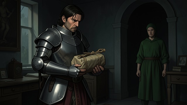 The Promise Broken from "Sir Gawain and the Green Knight". The Promise Broken A Concealed Gift Gawain keeps the girdle instead of exchanging it. His wish to stay alive compromises the honesty on which his honor rests.