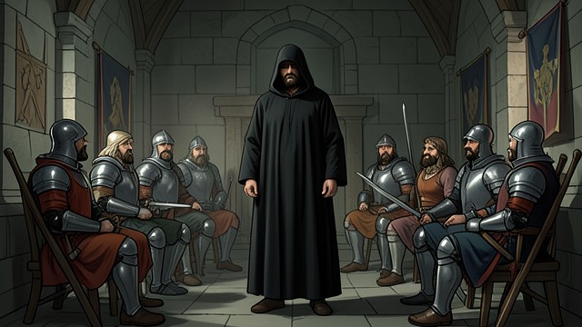 The Castle Lord from "Sir Gawain and the Green Knight". The Castle Lord A Familiar Presence Bertilak hosts Gawain and conducts the daily exchange game. The hospitality hides the identity of the challenger.