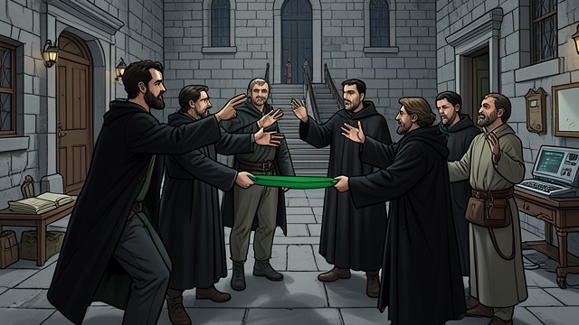The Green Fellowship from "Sir Gawain and the Green Knight". The Green Fellowship A Shared Emblem The knights adopt the green band in honor of Gawain.