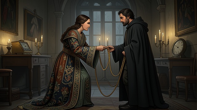 A Promise of Comfort from "Sir Gawain and the Green Knight". A Promise of Comfort Fear Answered Lady Bertilak presents the girdle as protection from death.