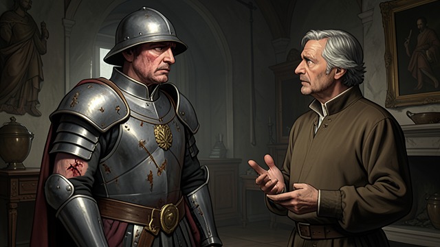 The Wounded Knight from "Sir Gawain and the Green Knight". The Wounded Knight Judgment Accepted Gawain receives the third swing and then listens to Bertilak’s explanation.