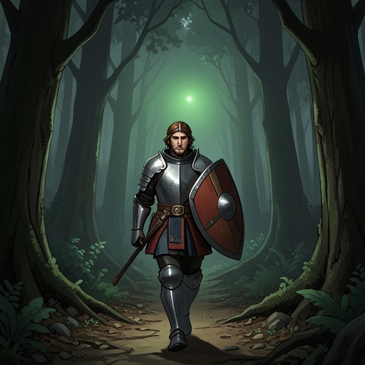 Gawain’s Journey to the Green Chapel from "Sir Gawain and the Green Knight". This thread follows Gawain from Camelot’s protection into wilderness and finally to the place where his promise must be fulfilled.