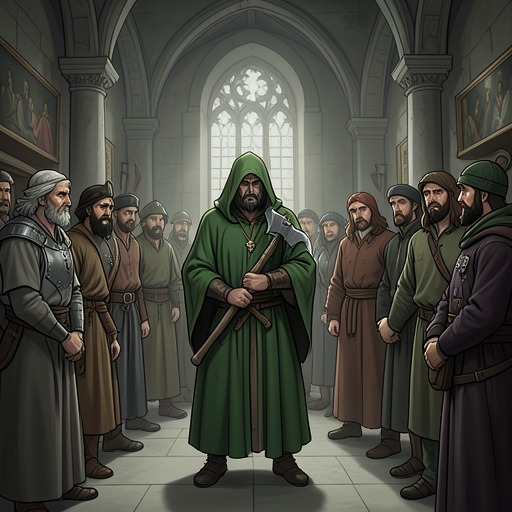 The Green Knight’s Transformation from "Sir Gawain and the Green Knight". This thread traces how the Green Knight’s changing identity converts apparent violence into a structured moral test.