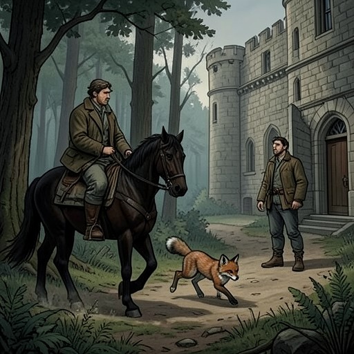 The Three Hunts from "Sir Gawain and the Green Knight". This thread contrasts the changing quarry of Bertilak’s hunts with the escalating moral pressure on Gawain.