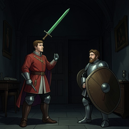 The Contest Between Truth and Survival from "Sir Gawain and the Green Knight". This thread tracks the conflict between keeping faith with others and protecting one’s own life.