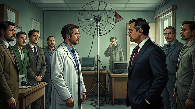The Ban from "Serious Men". The Ban Competing Searches Jana Nambodri wants the Giant Ear to search for signals from intelligent extraterrestrial civilizations.