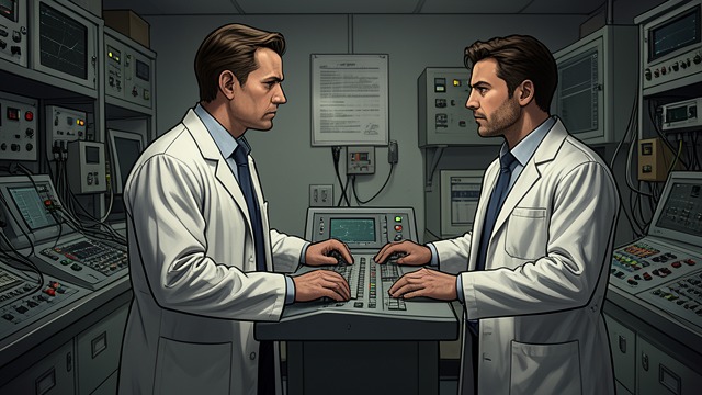 The Research Dispute from "Serious Men". The Research Dispute Two Visions Nambodri argues for radio astronomy and the search for intelligent signals.