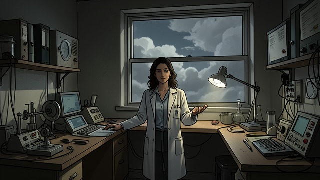 A New Scientist from "Serious Men". A New Scientist Expertise and Isolation Oparna arrives with relevant research experience and becomes head of the astrobiology operation.