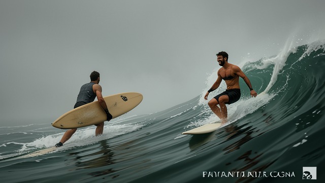 A Foggy Surf Session from "Beautiful Boy: A Father's Journey Through His Son's Addiction". Separation in the Water Two currents diverge David and Nic surf at a remote break as fog thickens and currents push them apart.