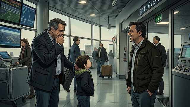 The Childhood Departure from "Beautiful Boy: A Father's Journey Through His Son's Addiction". Leaving One Home for Another A child at the gate David drives Nic to the airport to visit Vicki, and watches him enter her home or travel without him.