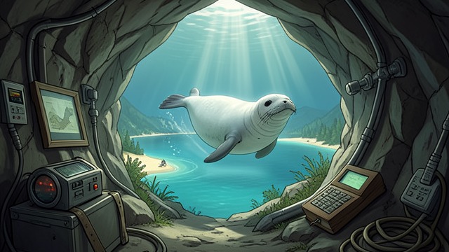 Seal Geography from "The Jungle Book". Human Reach Across Islands Repeated Traces Kotick finds that humans have reached and exhausted many former rookeries.