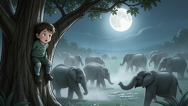 The Unreadable Dance from "The Jungle Book". Elephants Beyond Explanation Human Witness Little Toomai sees the elephants create and use a secret clearing.