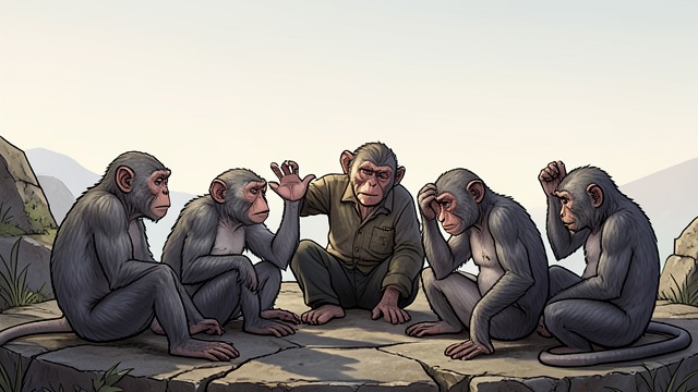 Imitation Without Memory from "The Jungle Book". A Society of Chatter Borrowed Language The Bandar-log repeat words and ambitions taken from other peoples but cannot preserve a tradition.