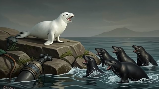 Ridicule After Witness from "The Jungle Book". Isolation Among Equals Unwanted Knowledge Kotick tries to tell the seals what happens at the killing grounds.