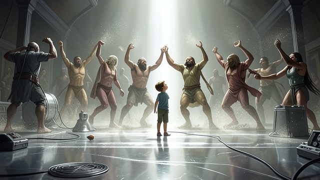 Little Toomai Sees the Dance from "The Jungle Book". Crossing the Human Limit Forbidden Vision Little Toomai sees elephants gather and stamp a ceremonial clearing.