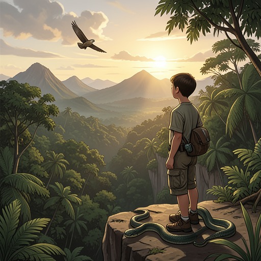 Knowledge and Perspective from "The Jungle Book". This flow traces how characters gain power by seeing beyond the limits of their inherited communities.