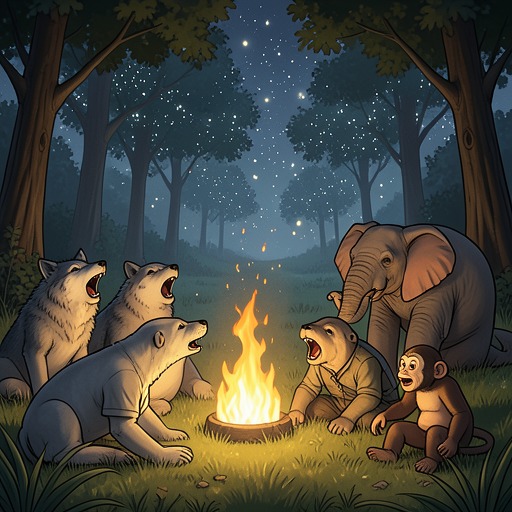 Songs as Communal Memory from "The Jungle Book". This flow traces how songs preserve law, grief, triumph, and collective identity across the book's societies.