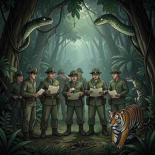 The Limits of Imperial Knowledge from "The Jungle Book". This flow contrasts official human claims to organize nature with the persistent mysteries and resistances of animal life.