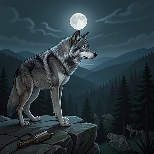 Akela's Leadership from "The Jungle Book". This flow traces Akela's rise, decline, and final preservation of the Pack's moral memory.