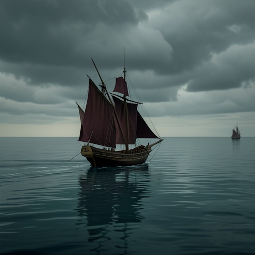 Encounters with Other Whalers from "Moby-Dick". This flow traces how meetings with other ships enlarge the Pequod's world while repeatedly reflecting its isolation and obsession.