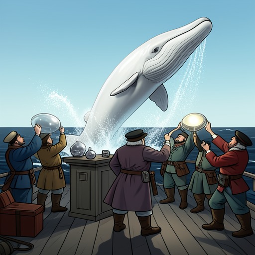 Whiteness and Terror from "Moby-Dick". This flow traces how whiteness shifts from a sign of purity and authority into an emblem of blankness, death, and metaphysical fear.