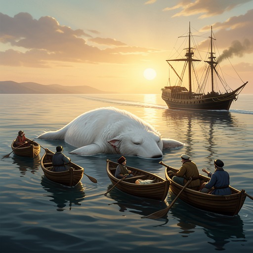 The Final Chase as Ritual from "Moby-Dick". This flow traces the last pursuit as a three-day ceremony in which preparation, sacrifice, repetition, and destruction replace ordinary narrative progress.