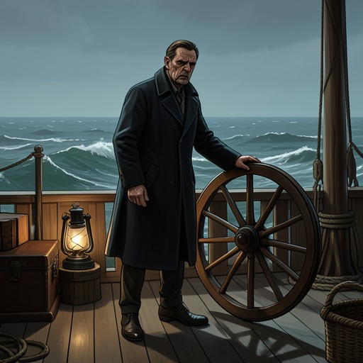 Starbuck's Resistance from "Moby-Dick". This flow follows Starbuck's movement from prudent officer to morally compromised loyalist who recognizes Captain Ahab's madness but cannot escape it.