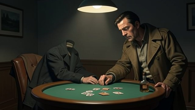 Roger’s Desperation from "Slow Burn". Roger’s Desperation A collapsing life Roger MacKenna drinks and gambles while depending on the promise of a future inheritance.