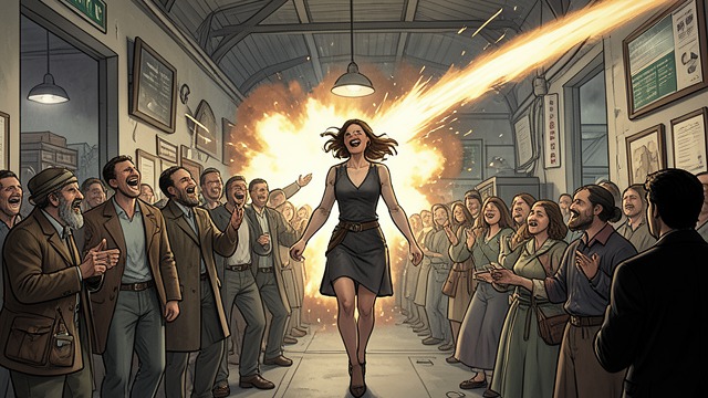 Beyond the Streak from "Slow Burn". Beyond the Streak A repeated joke transformed Others tease Kate about being a walking detonator because explosions follow her.